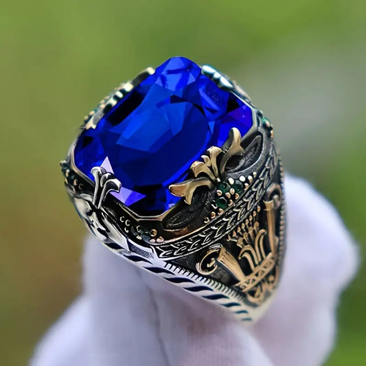 Bague Klara Saphira | Or mélangé