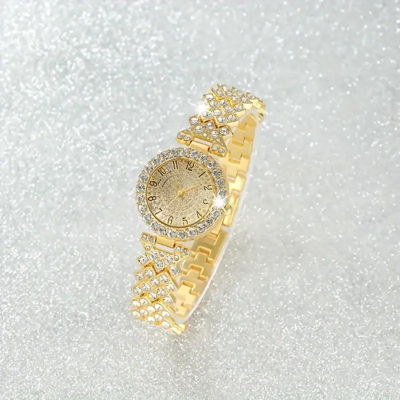 Ensemble Montre & Bracelet Luxe Radiance | Or