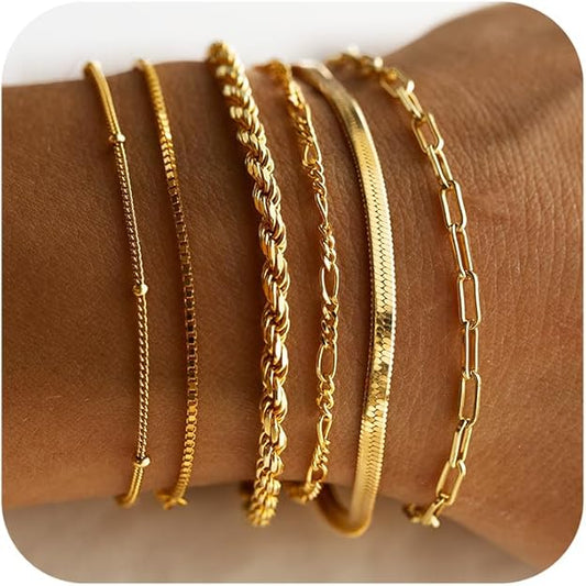 Ensemble de bracelets Isabella Vernetta | Or