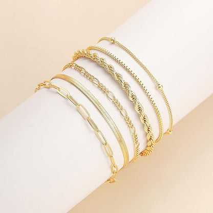 Ensemble de bracelets Isabella Vernetta | Or