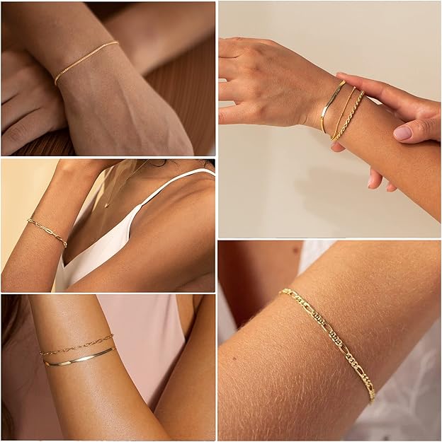 Ensemble de bracelets Isabella Vernetta | Or