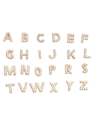 Initial Earring 1pc | Gold