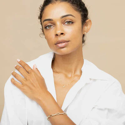 Collier lettre d'amour initiale | Or