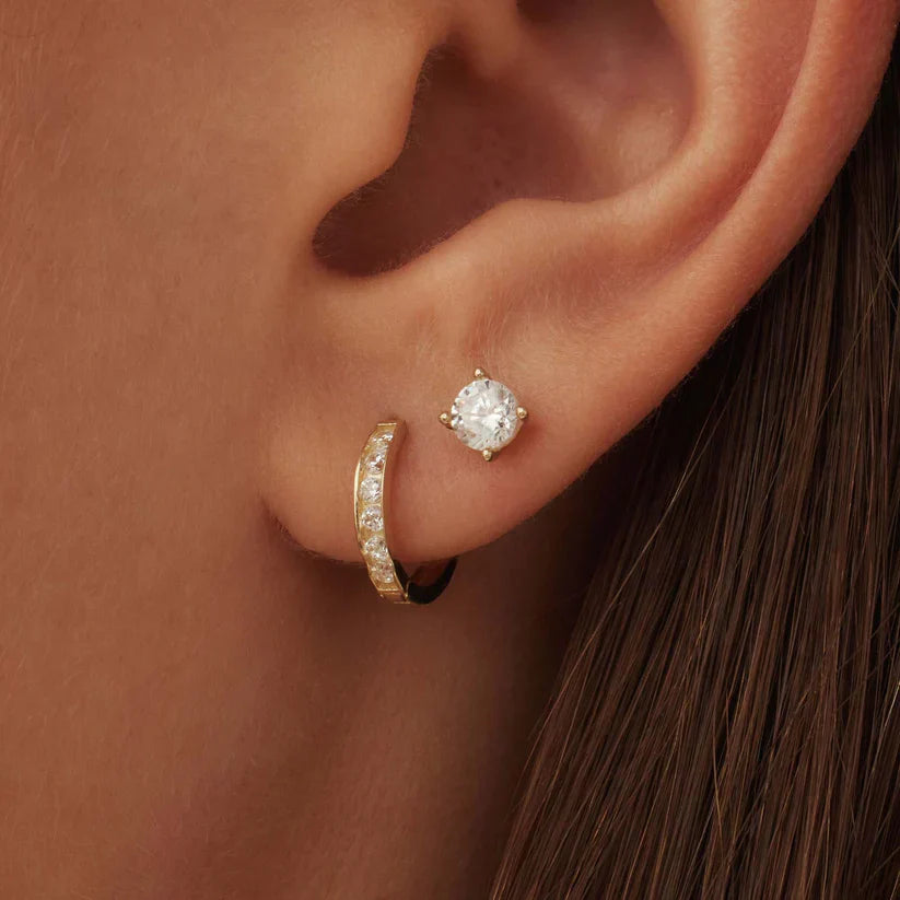 Ensemble de boucles d’oreilles Dara Brillane | Or